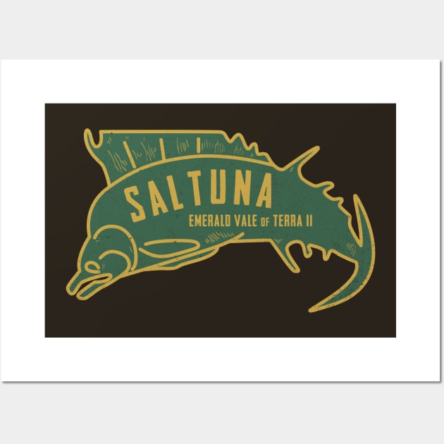 Saltuna Cannery Logo | The Outer Worlds Logo Wall Art by threadbaregaming